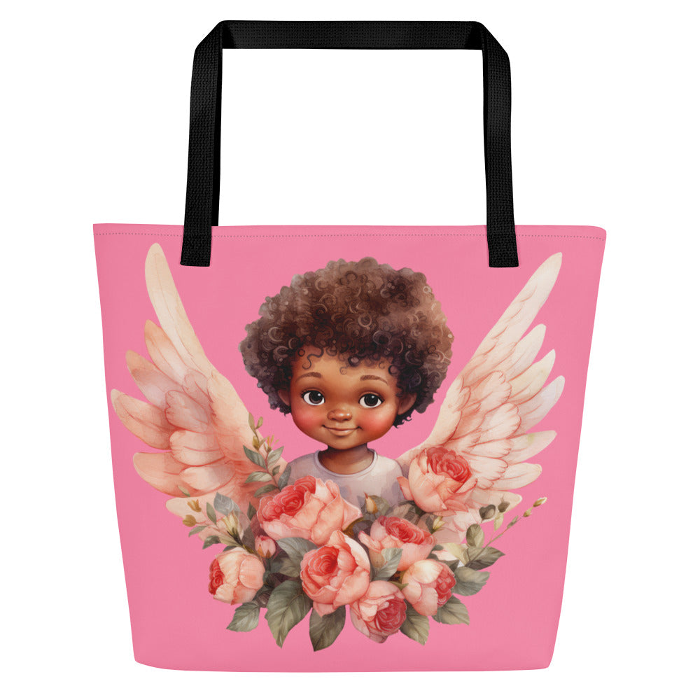 Afro Angels Tote Bags