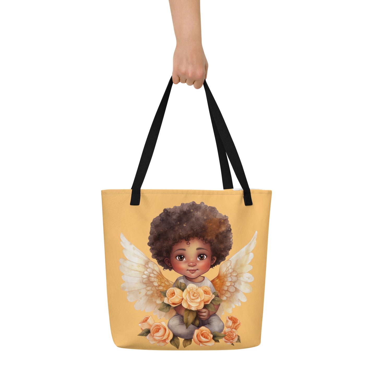 Afro Angels Tote Bags