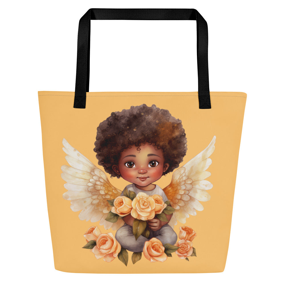 Afro Angels Tote Bags