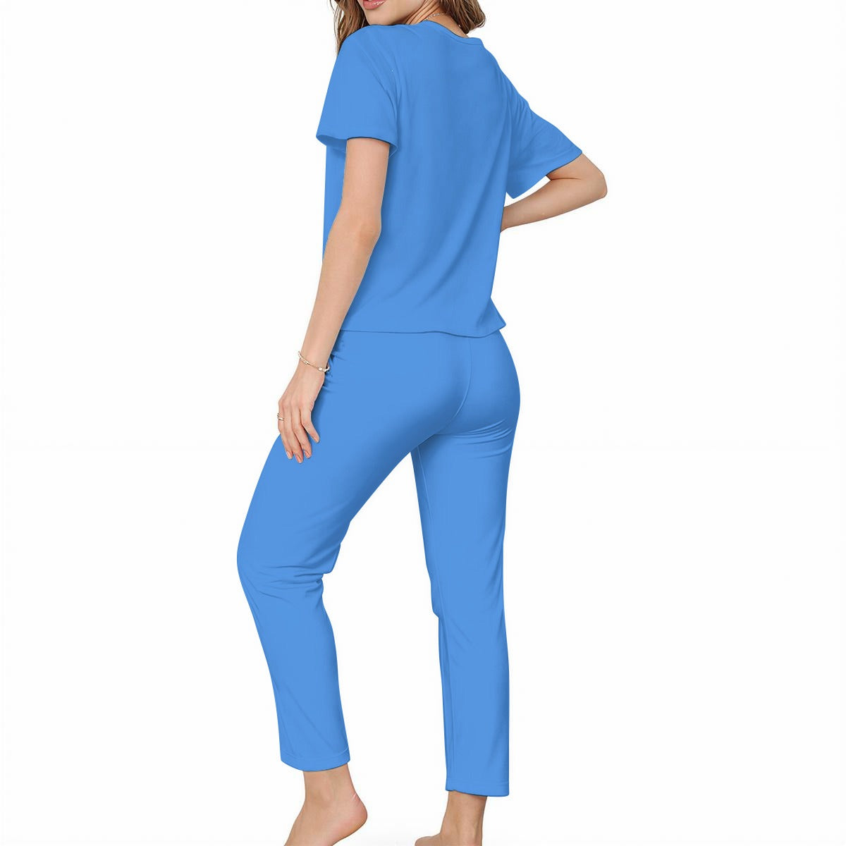 Ladies "Attitude" Short Sleeve Lounging Pajamas