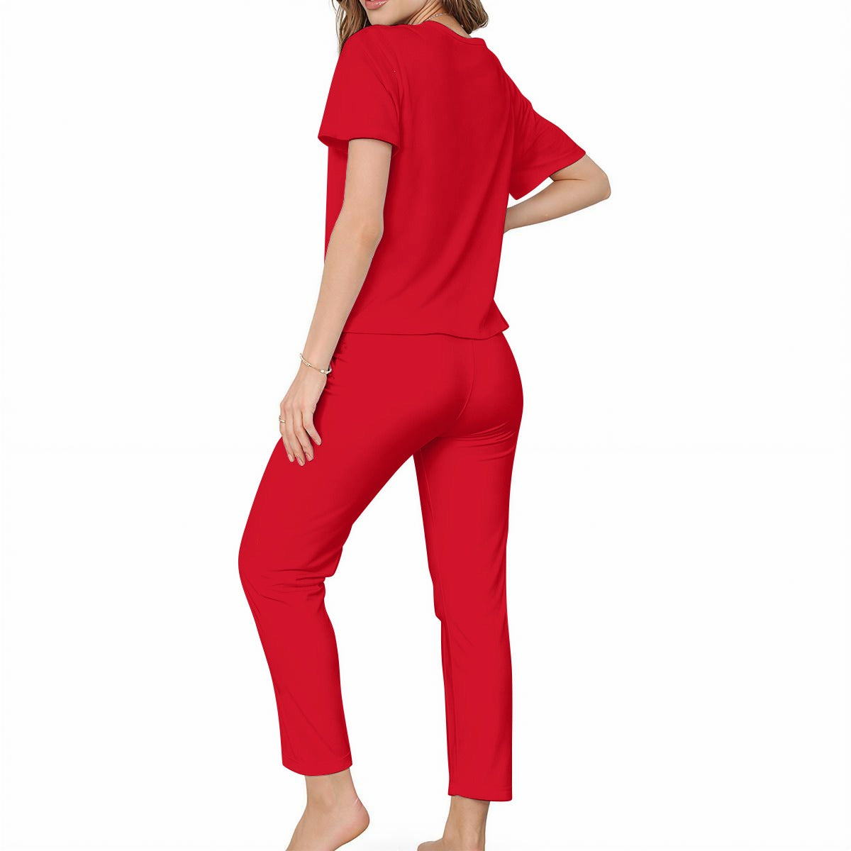 Ladies "Attitude" Short Sleeve Lounging Pajamas
