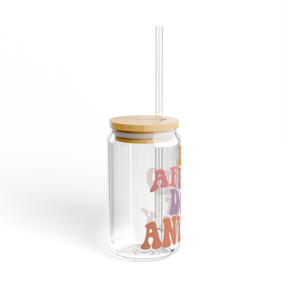 "Be Afraid Do It Anyway" Glass Tumbler
