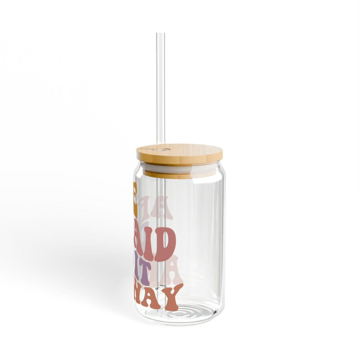 "Be Afraid Do It Anyway" Glass Tumbler