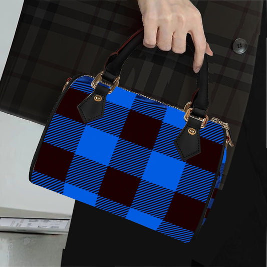 Blue Plaid Handbag