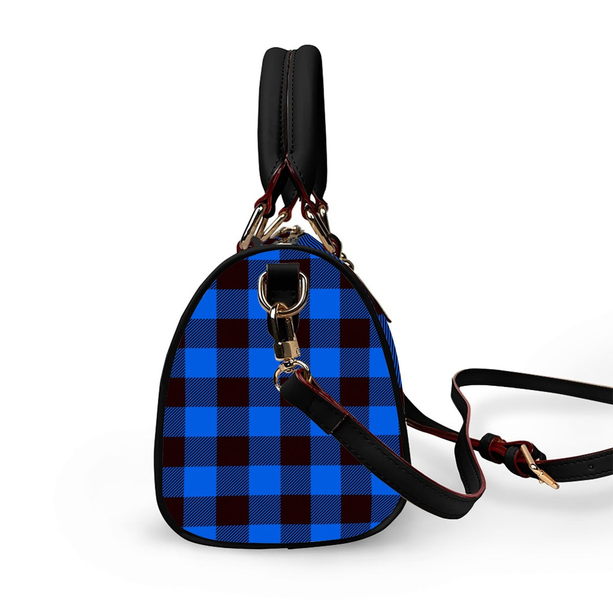 Blue Plaid Handbag