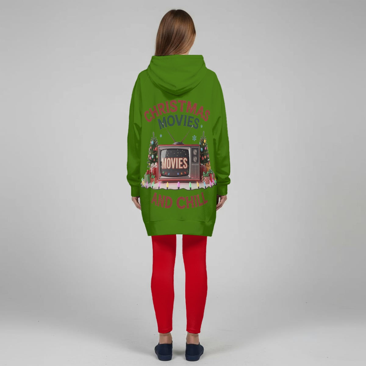 "Christmas Movies and Chill" Ladies Hoodie Set