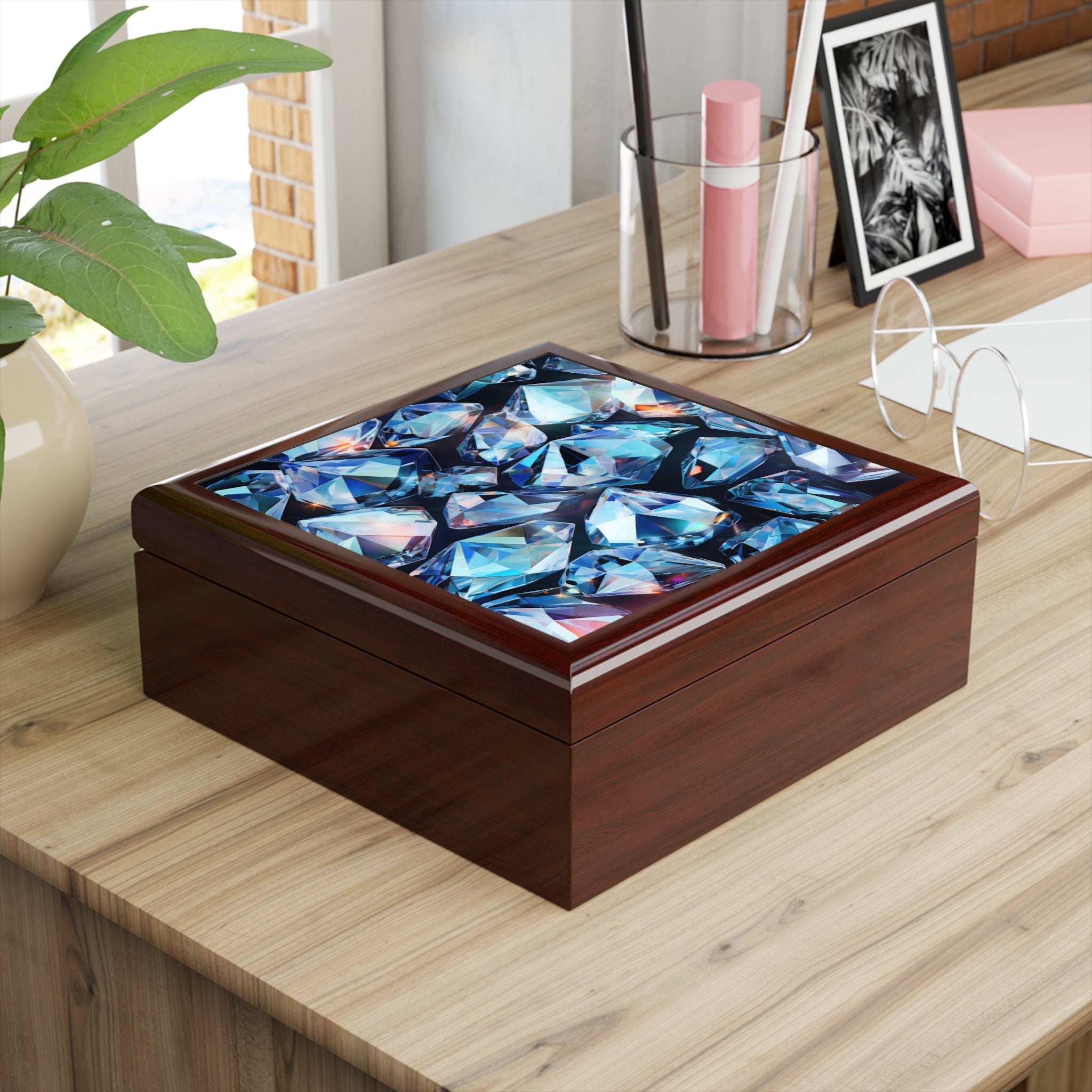 Diamond Print Jewelry Box – Simply Kris