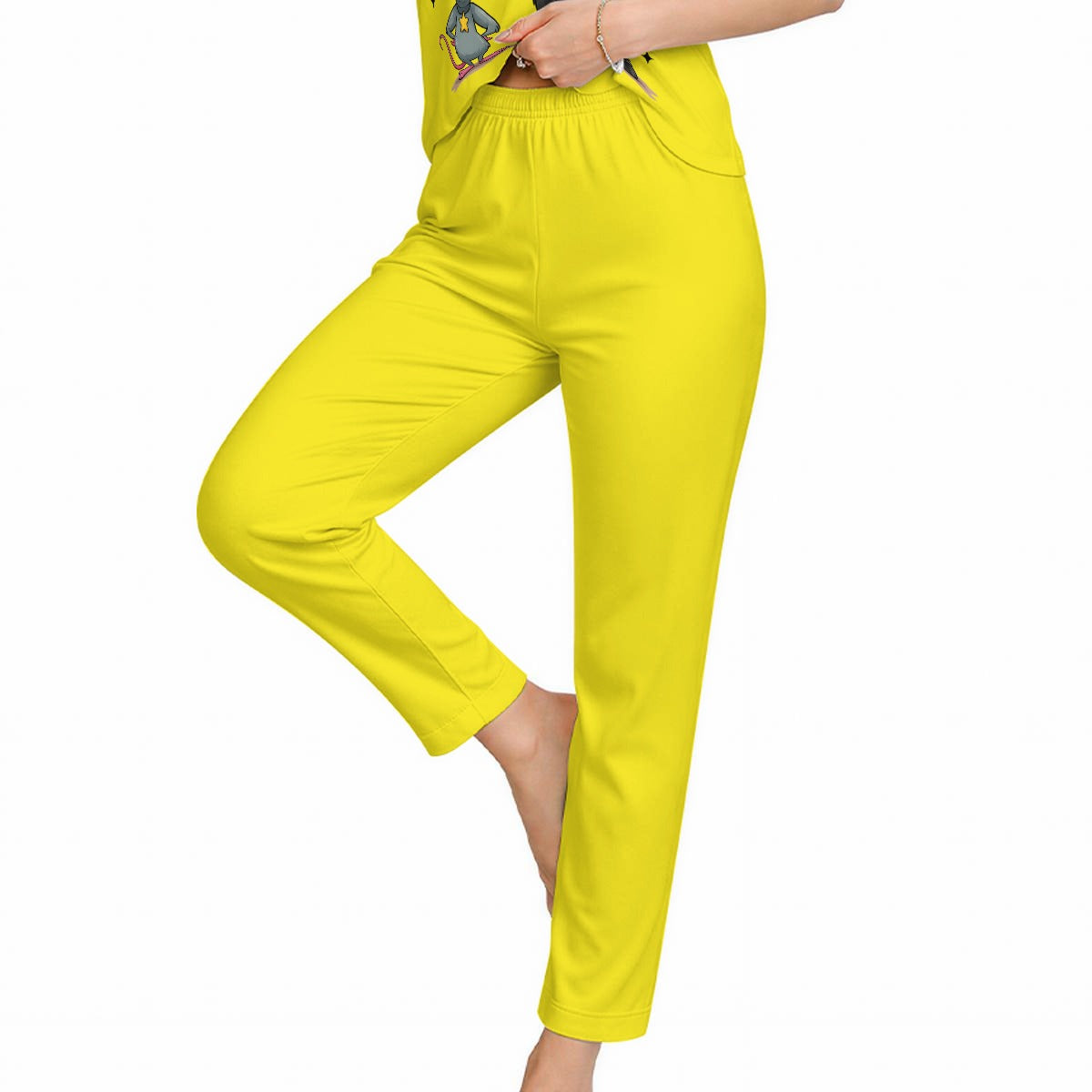 Ladies "Don't Give A...." Short Sleeve Pajama Set