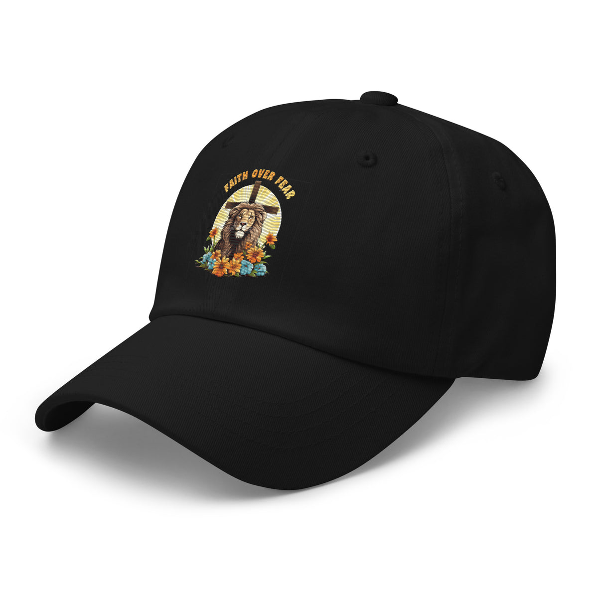 Faith Over Fear Embroidered Dad Cap