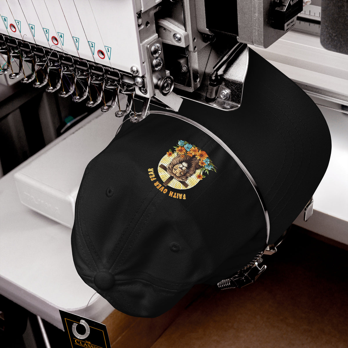 Faith Over Fear Embroidered Dad Cap