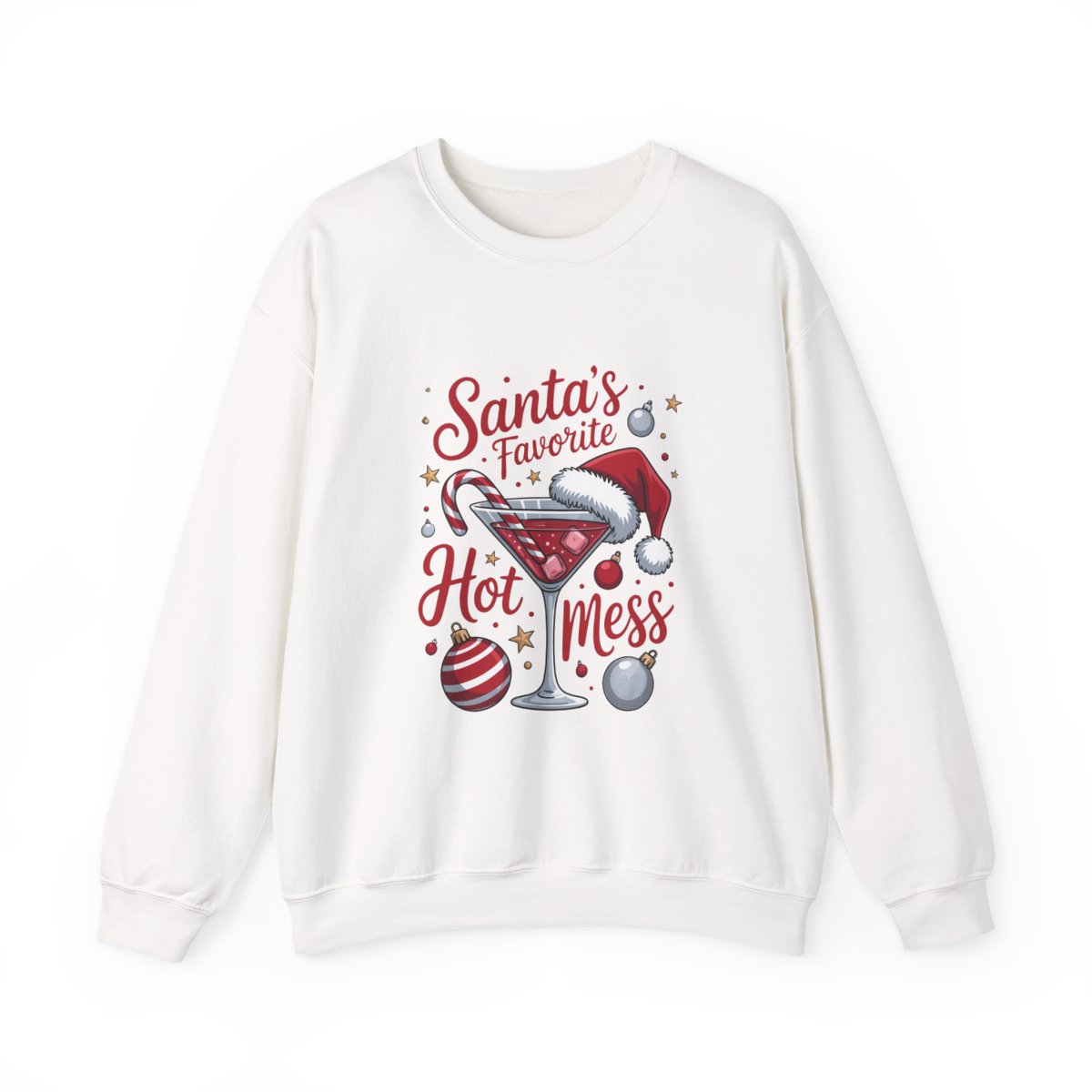 "Santa's Favorite Little Hot Mess" Holiday Sweatshirt