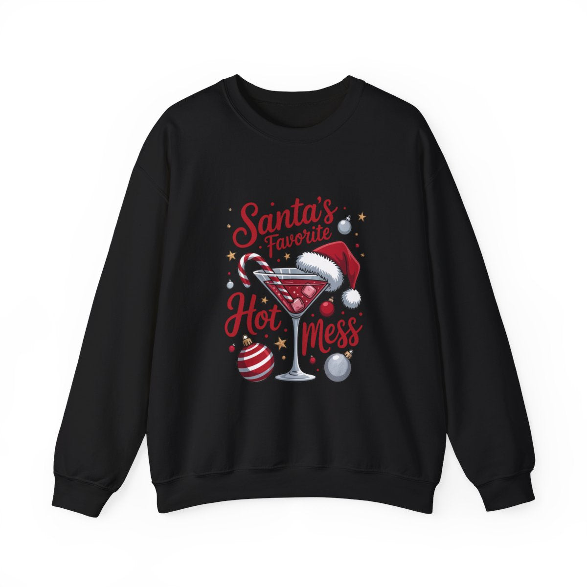 "Santa's Favorite Little Hot Mess" Holiday Sweatshirt