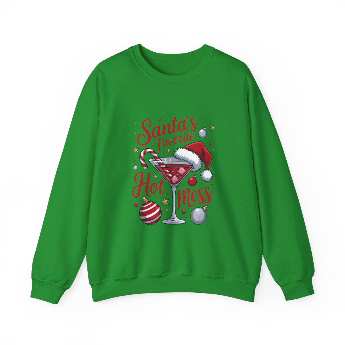 "Santa's Favorite Little Hot Mess" Holiday Sweatshirt