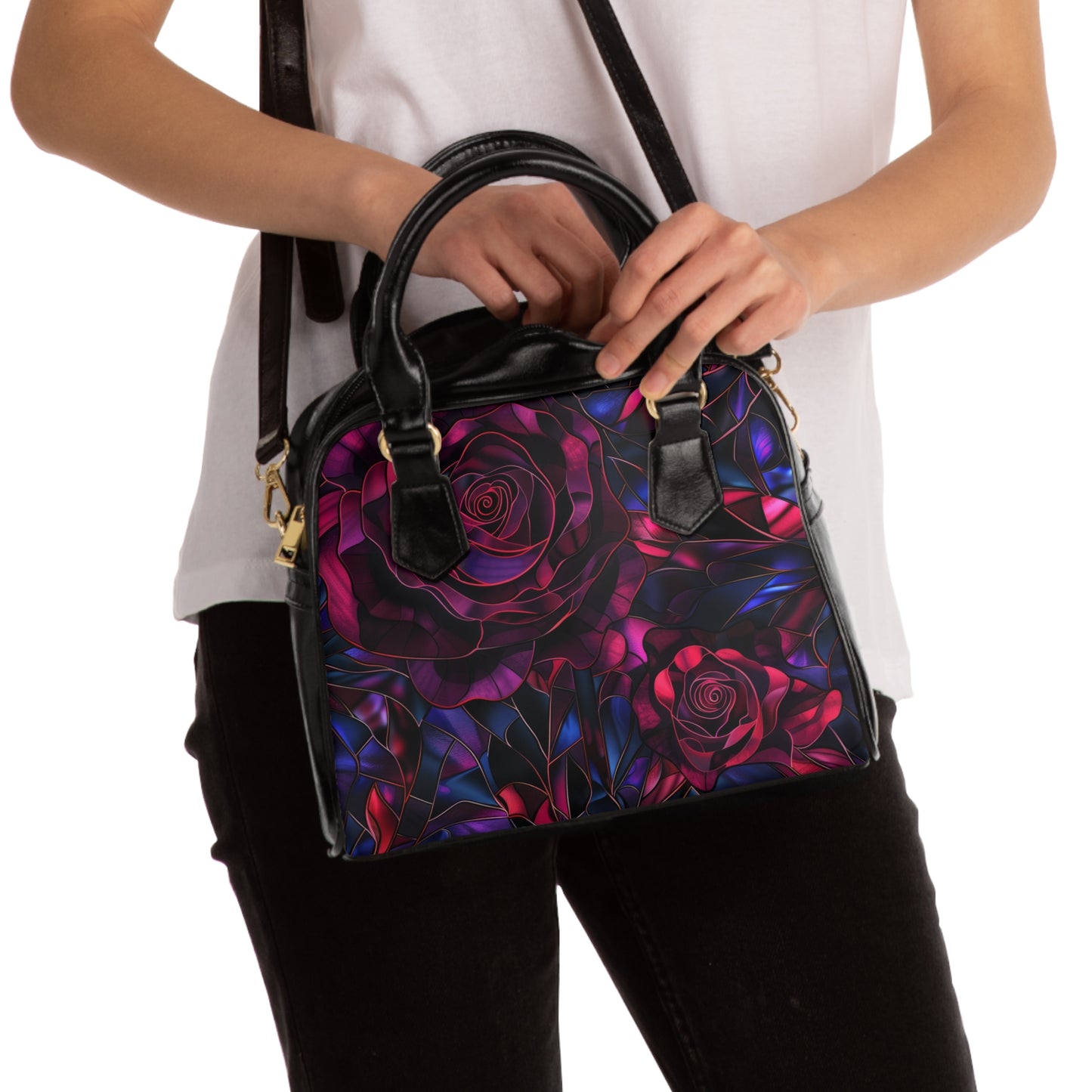 Gothic Rose Shoulder Bag