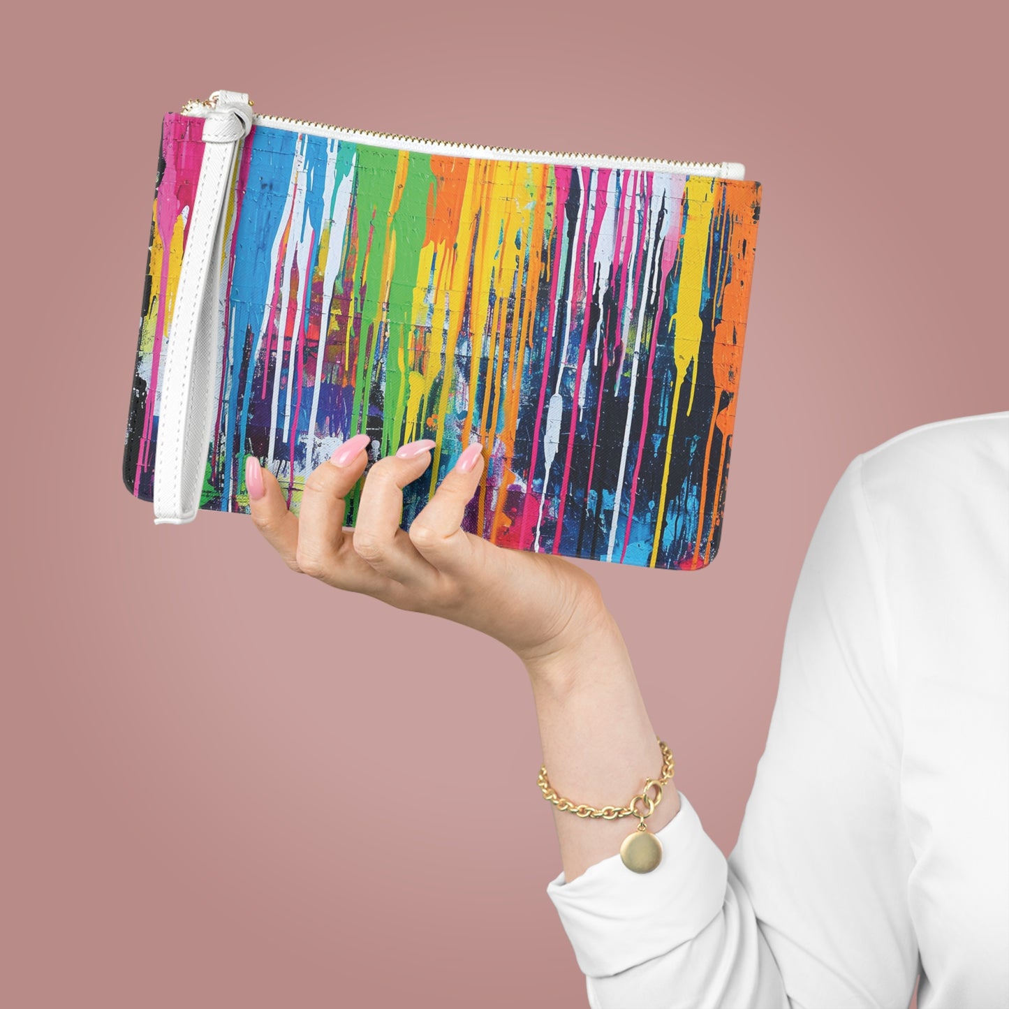 Graffiti Wall Art Clutch Bag