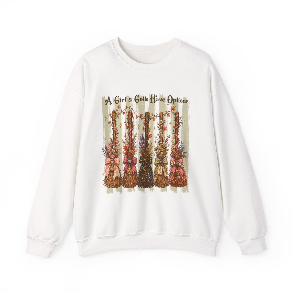 Ladies Broom Options Sweatshirt