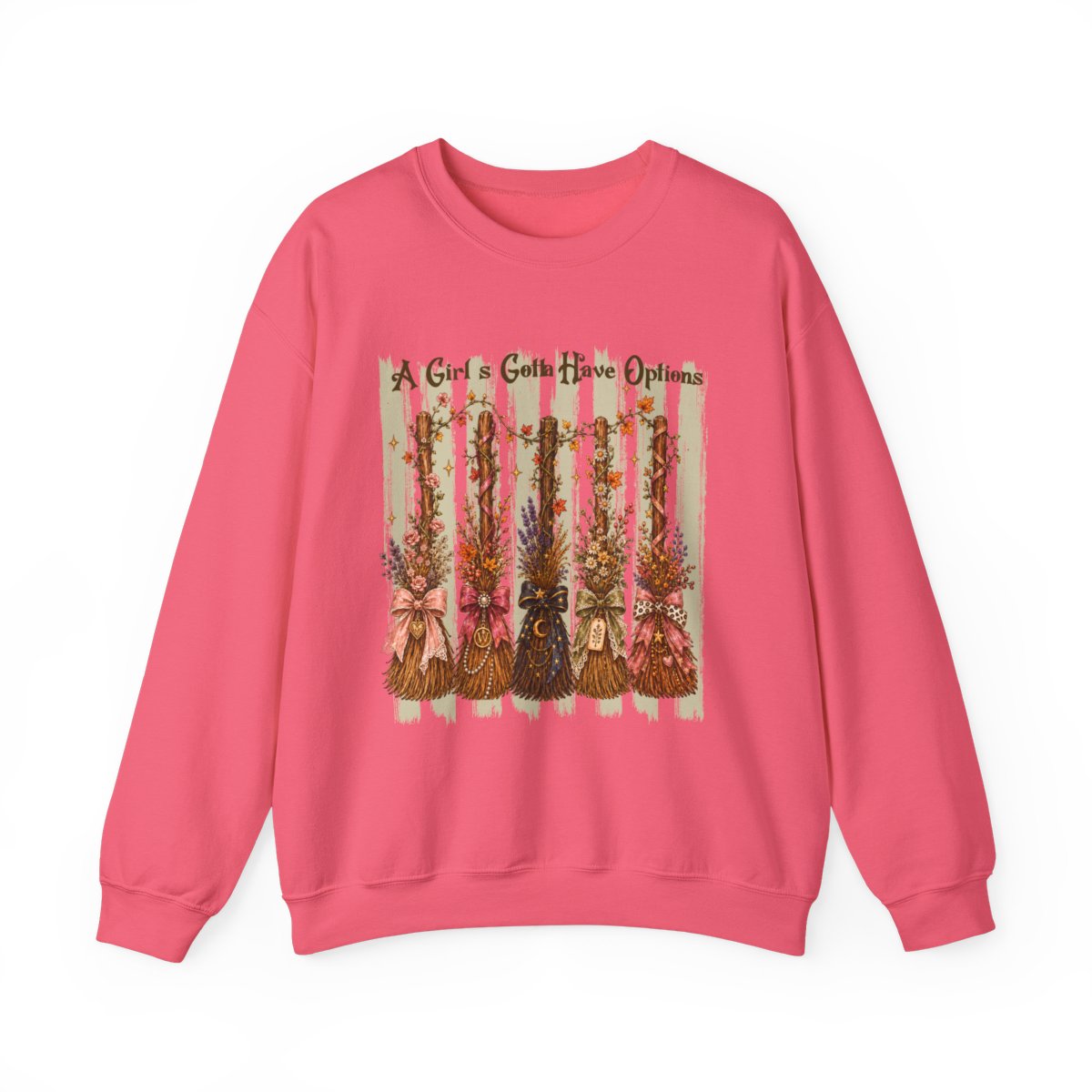Ladies Broom Options Sweatshirt