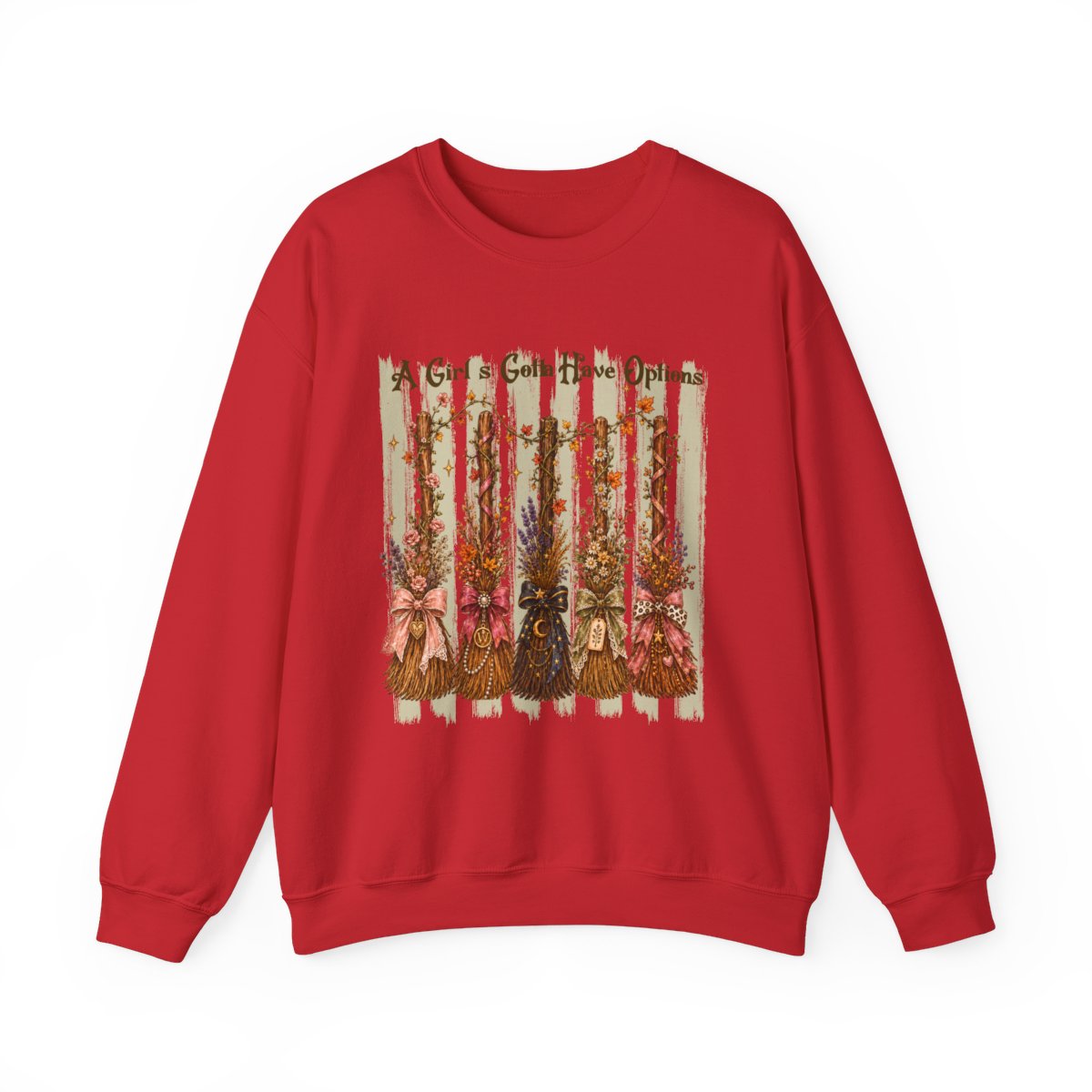 Ladies Broom Options Sweatshirt