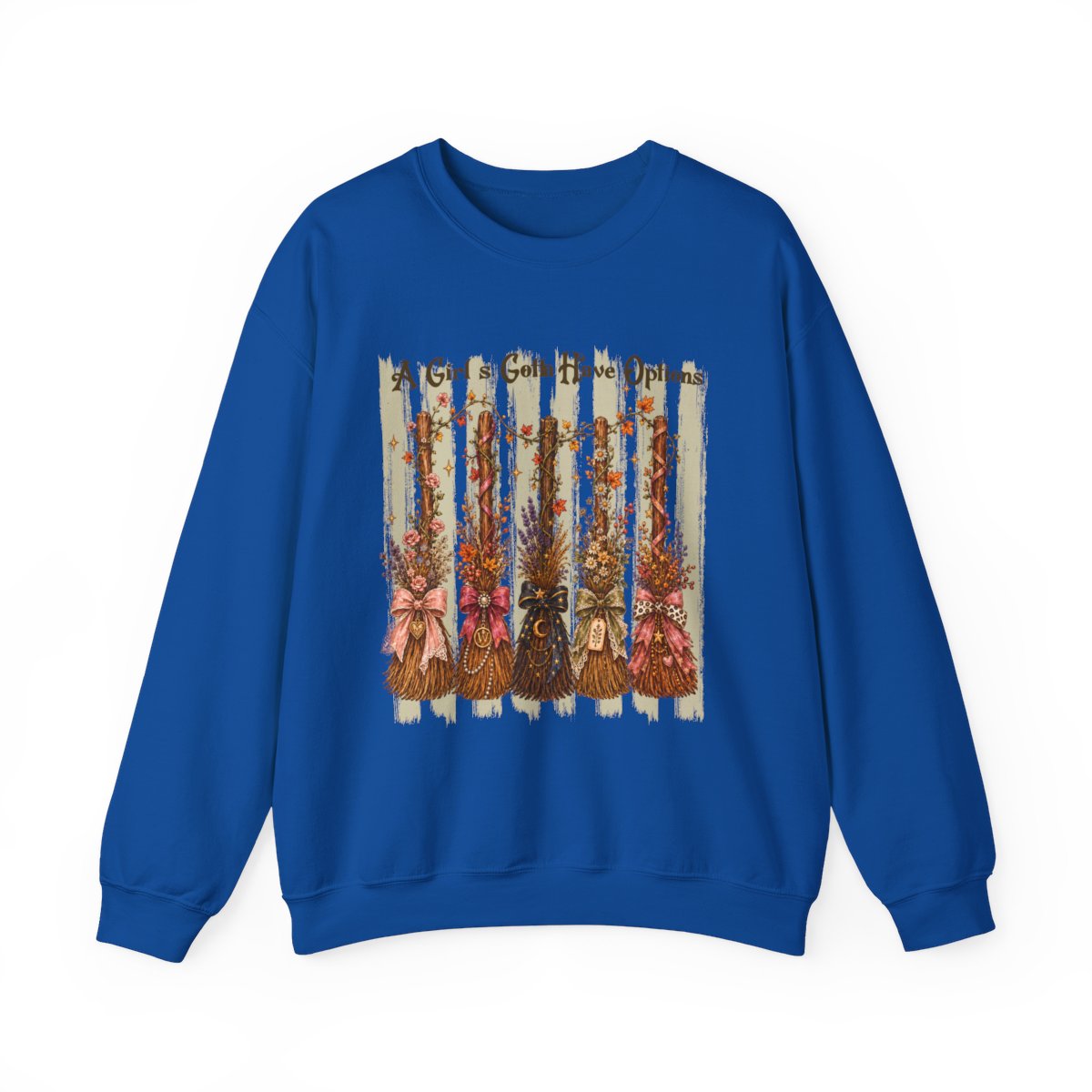 Ladies Broom Options Sweatshirt