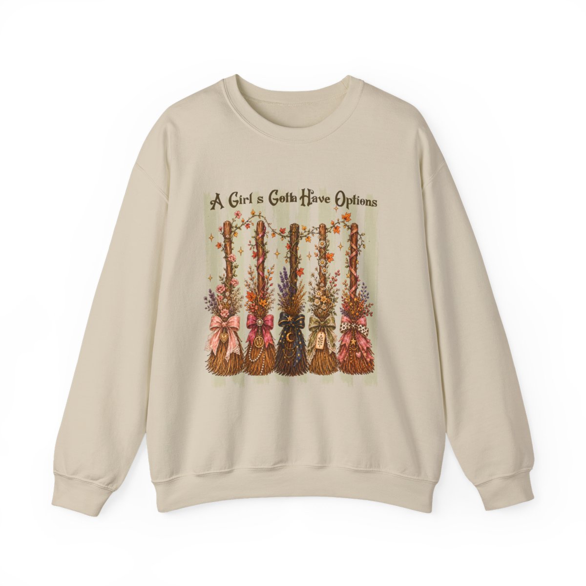 Ladies Broom Options Sweatshirt