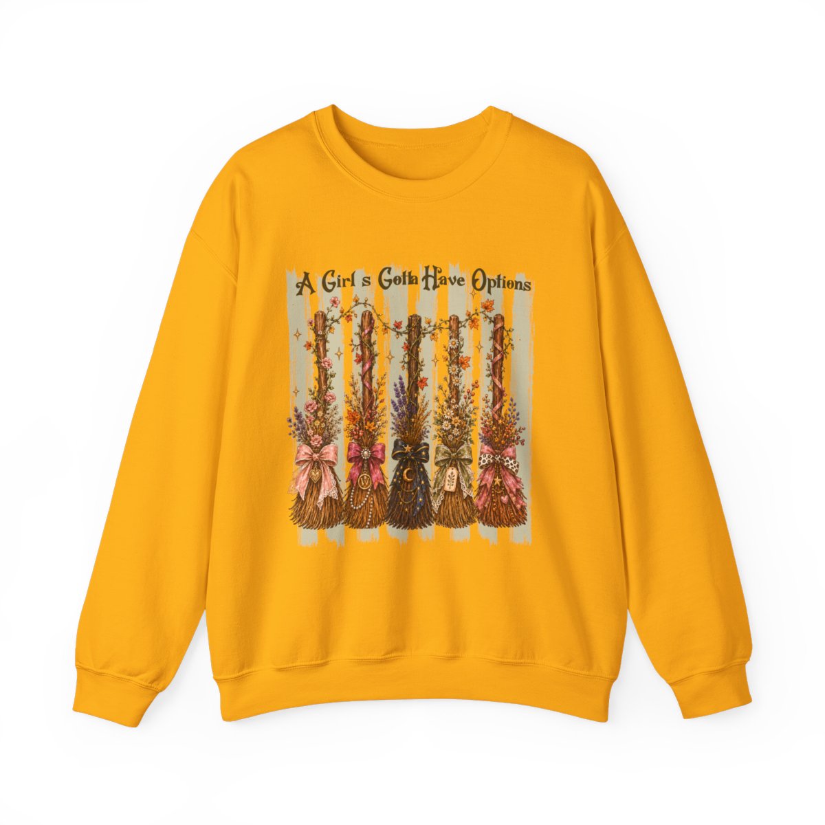 Ladies Broom Options Sweatshirt