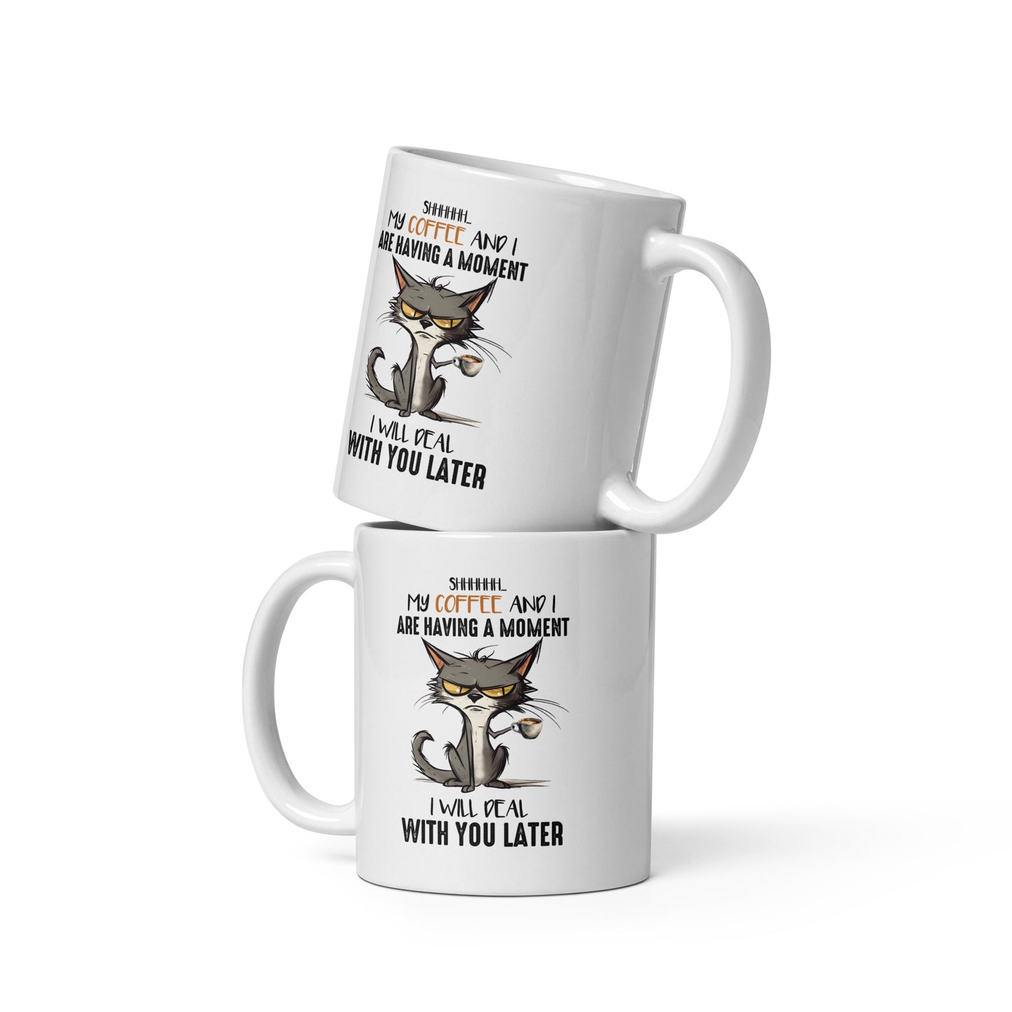 Coffee Moment Ceramic Coffee Mug