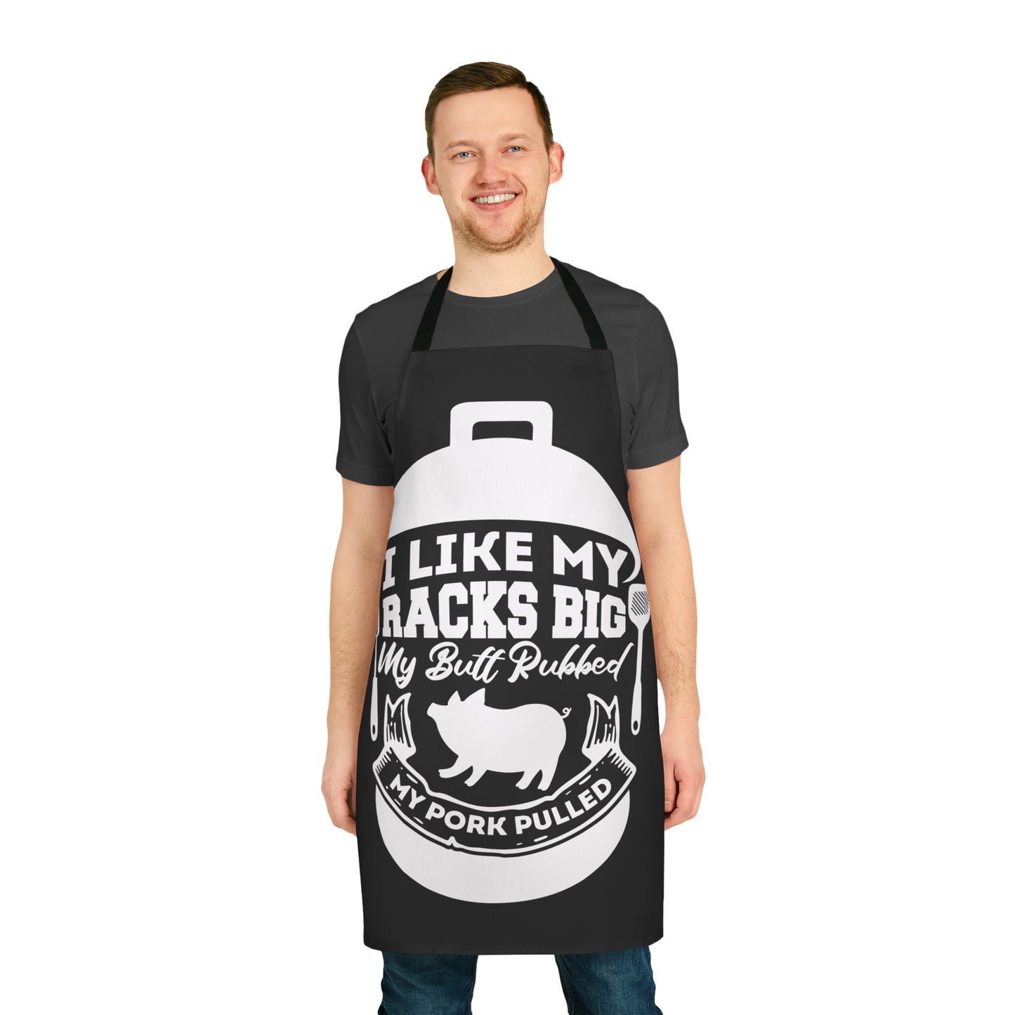 I Like My Racks Big Unisex Apron