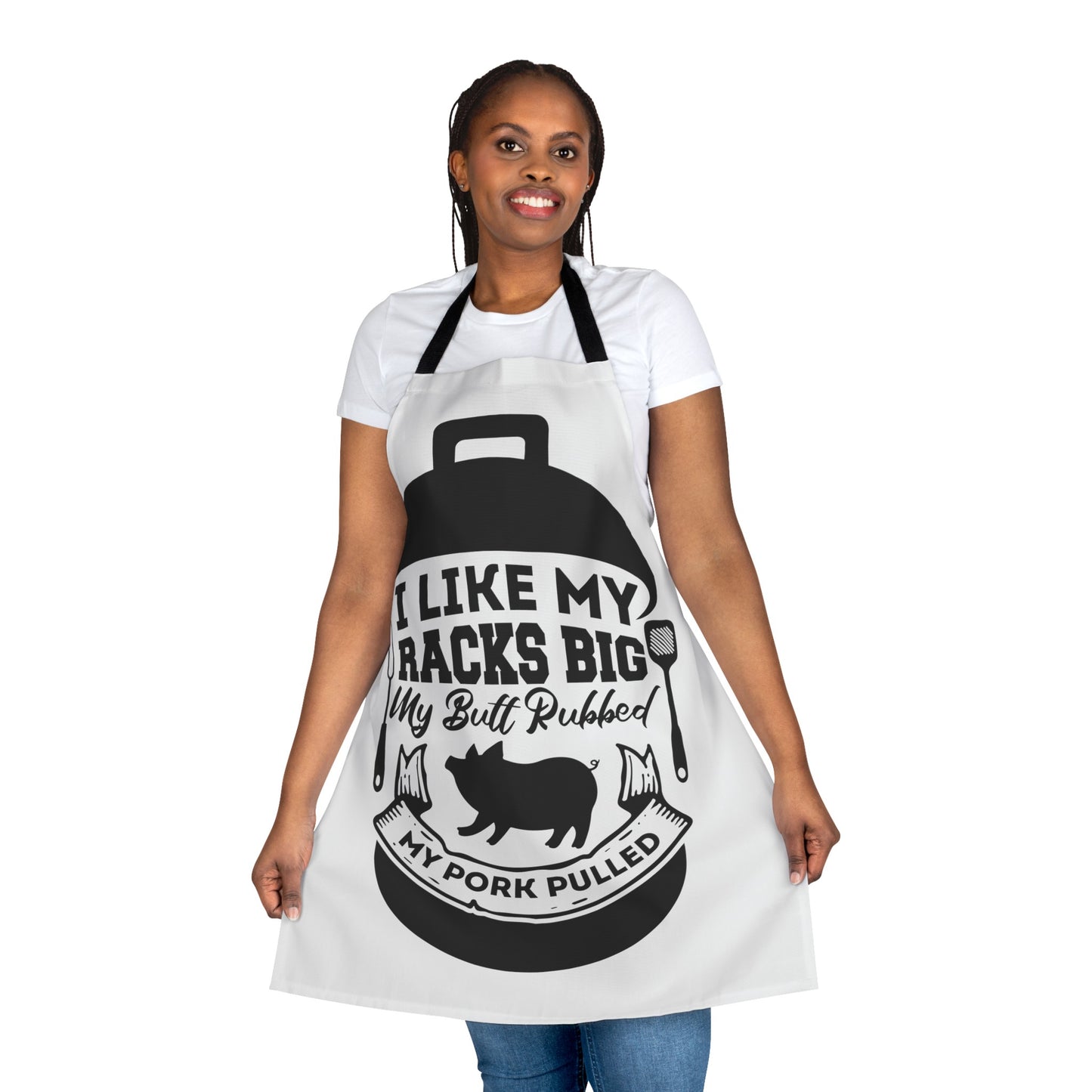 I Like My Racks Big Unisex Apron