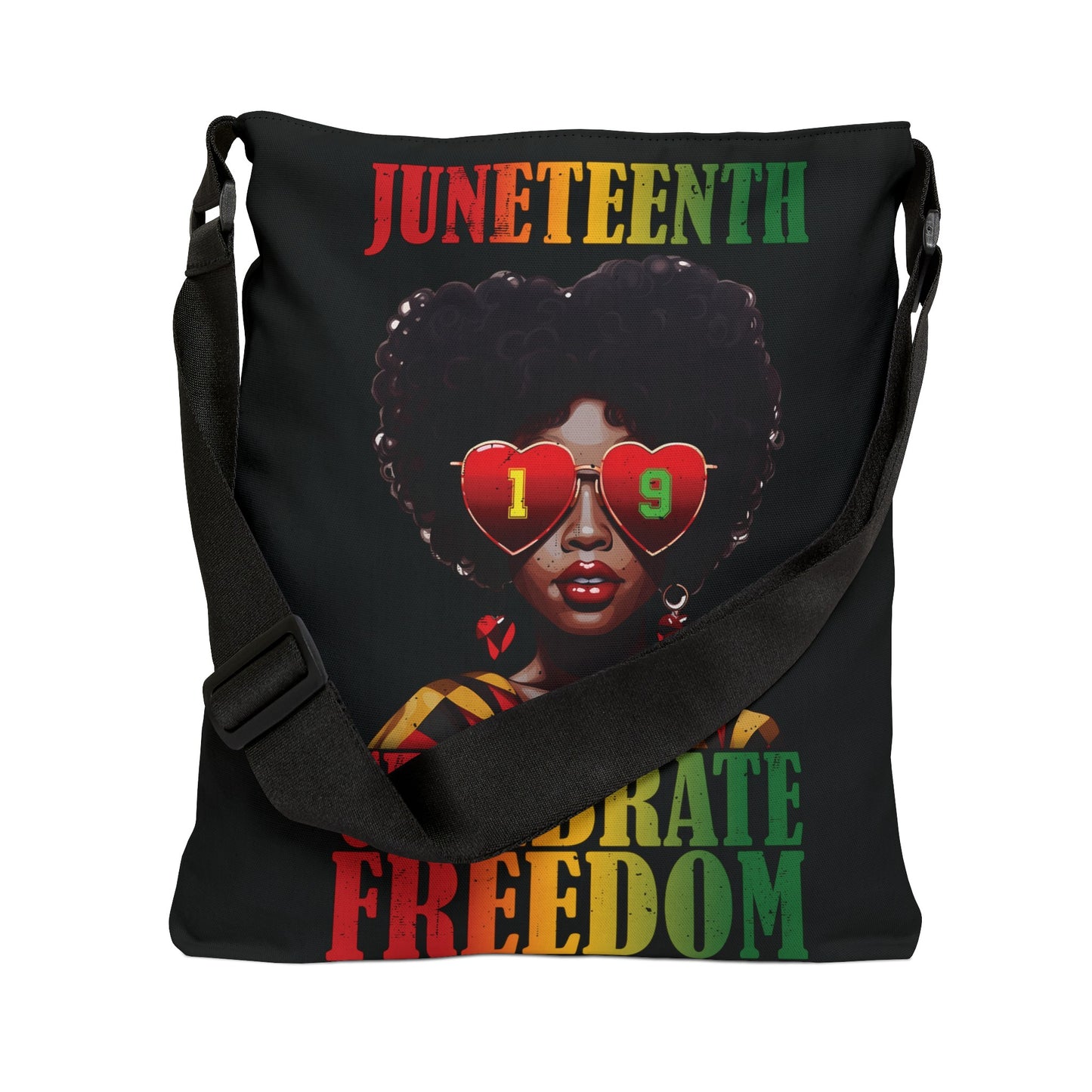 Junteenth Adjustable Tote Bag