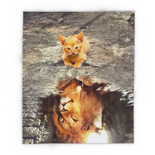 "The Lion Within" Arctic Fleece Blanket