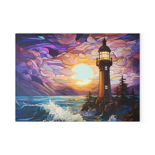 Lighthouse Glass Cutting Board B