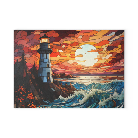 Lighthouse Glass Cutting Board C