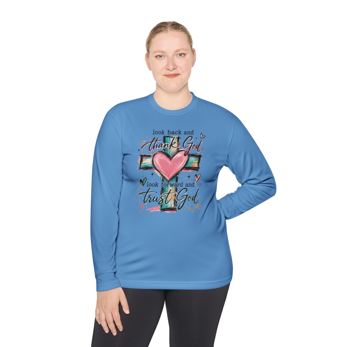 Ladies "Thank God/Trust God" Long Sleeve Tee