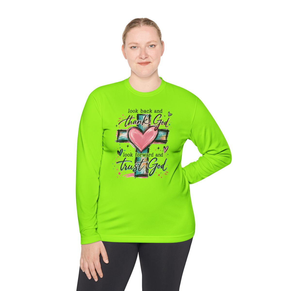 Ladies "Thank God/Trust God" Long Sleeve Tee