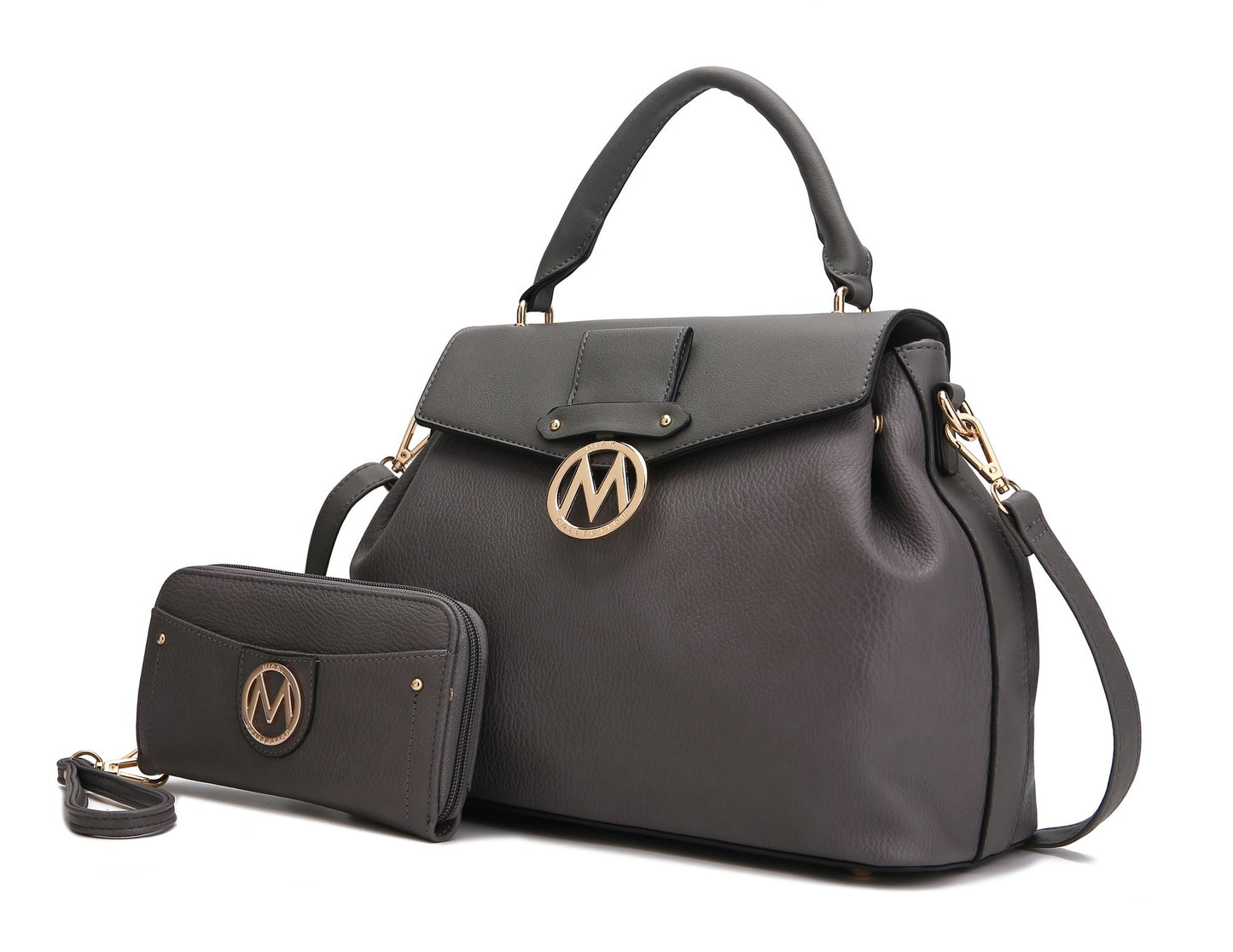 MKF Collection Aurora Satchel Shoulder Bag & Wallet by Mia K