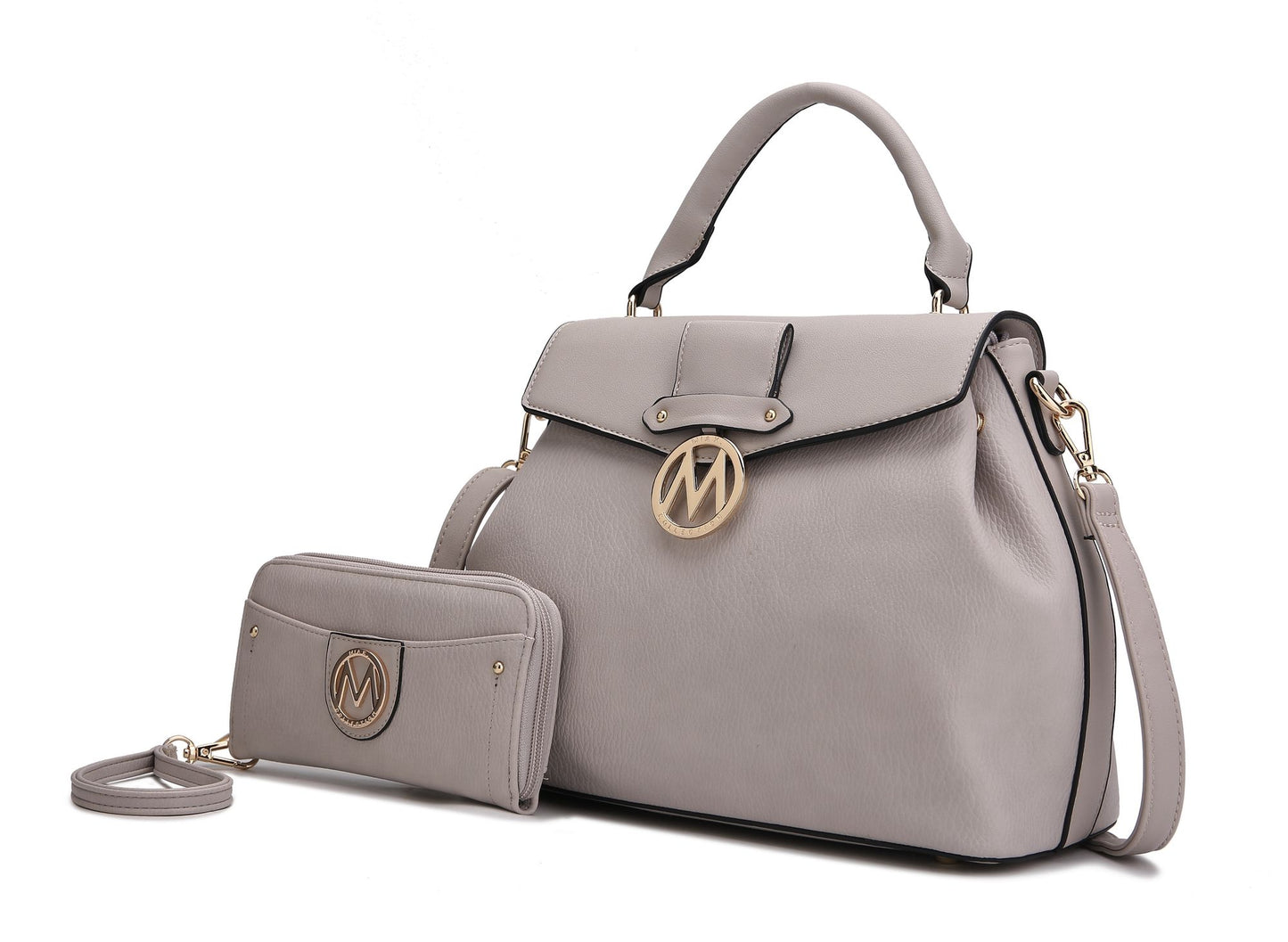 MKF Collection Aurora Satchel Shoulder Bag & Wallet by Mia K