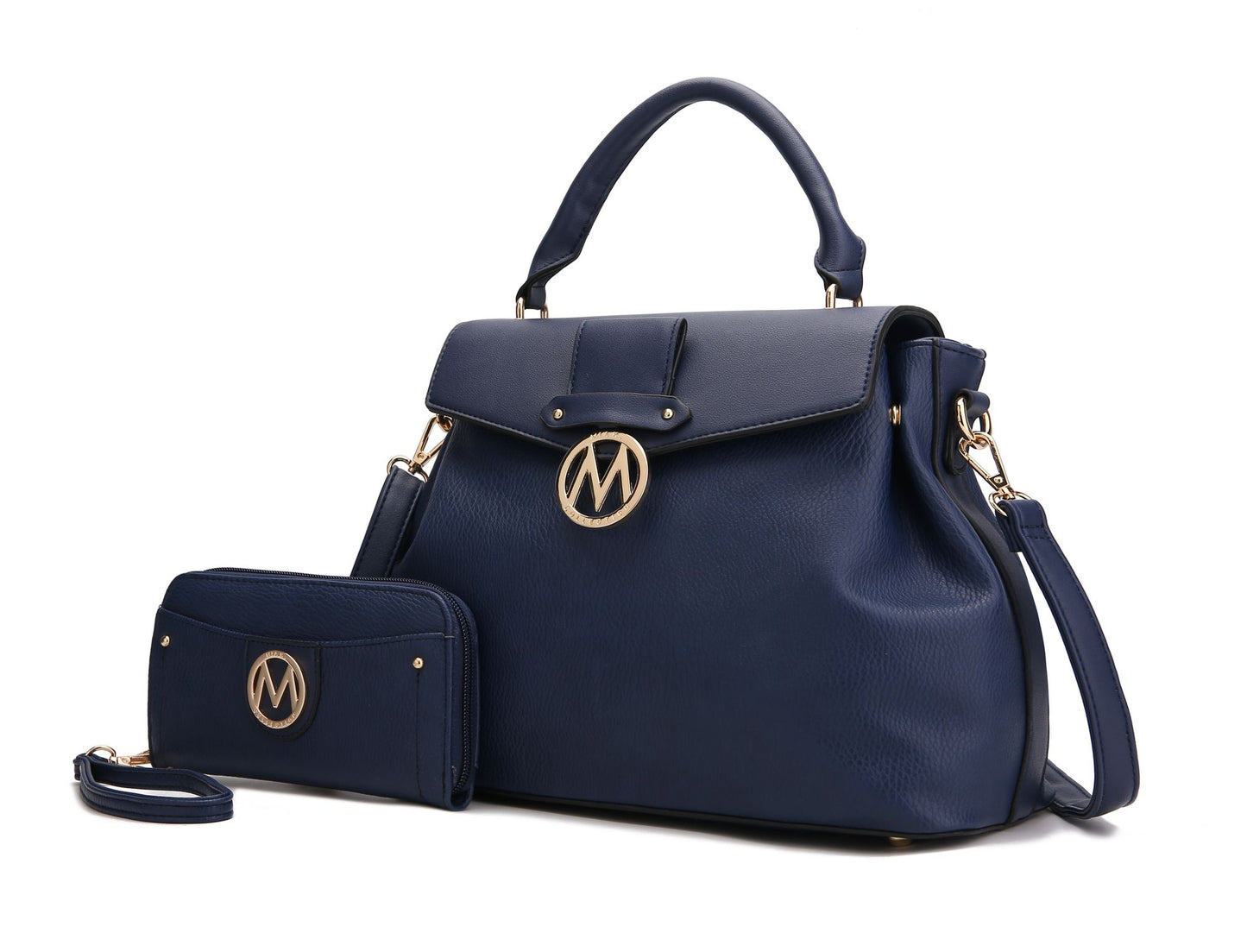 MKF Collection Aurora Satchel Shoulder Bag & Wallet by Mia K