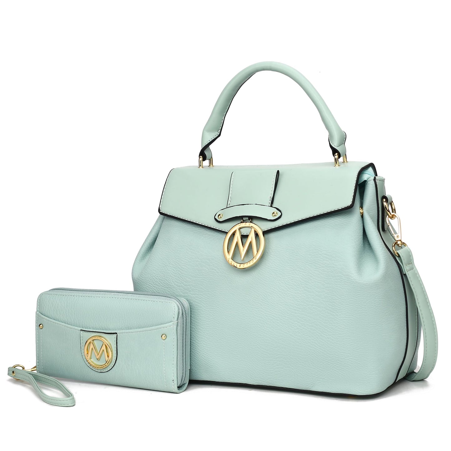 MKF Collection Aurora Satchel Shoulder Bag & Wallet by Mia K