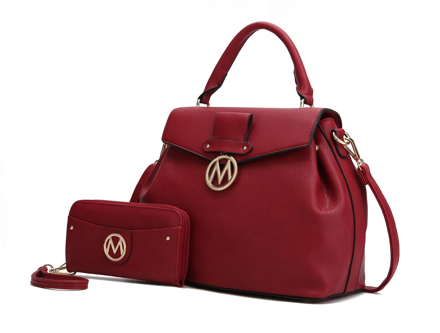 MKF Collection Aurora Satchel Shoulder Bag & Wallet by Mia K