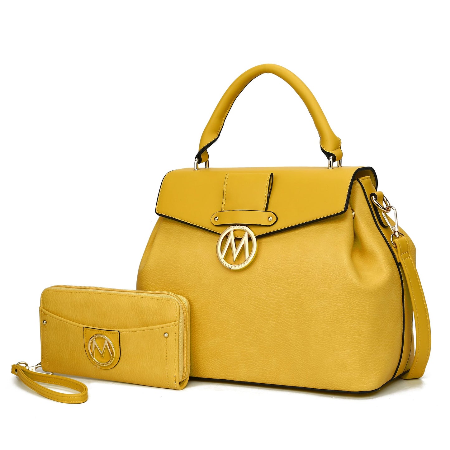 MKF Collection Aurora Satchel Shoulder Bag & Wallet by Mia K