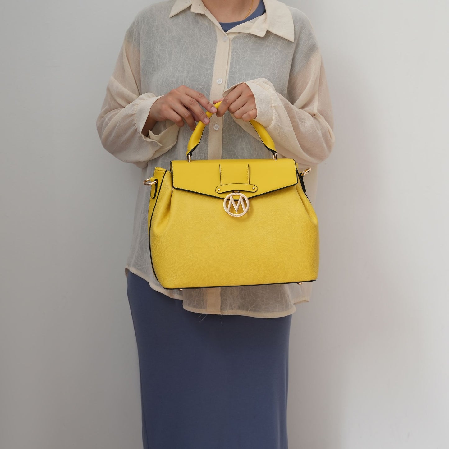 MKF Collection Aurora Satchel Shoulder Bag & Wallet by Mia K