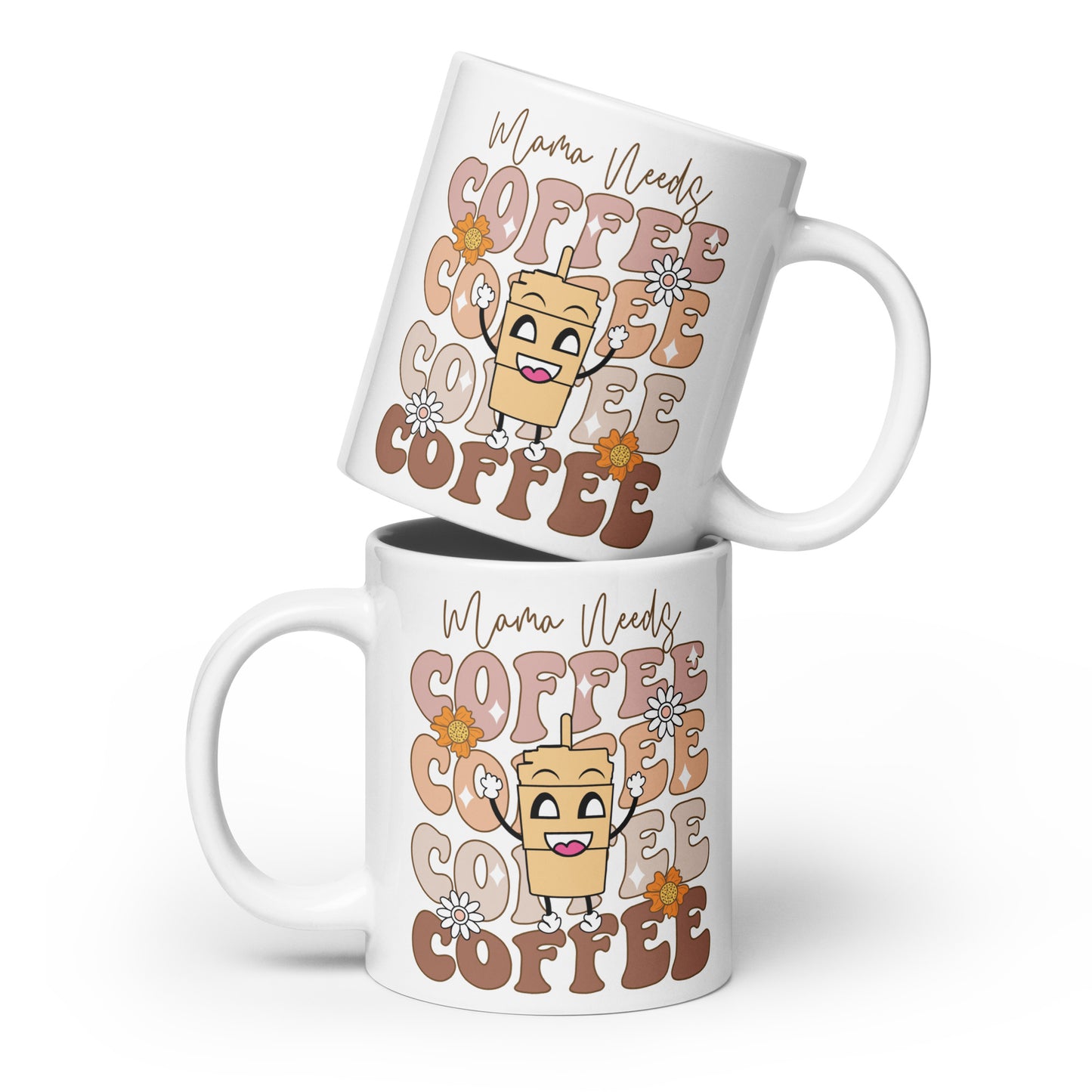 Mama Needs Coffee Ceramic Coffee Mug