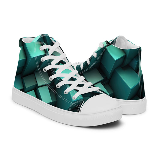 Men's 3D High Top Canvas Shoes