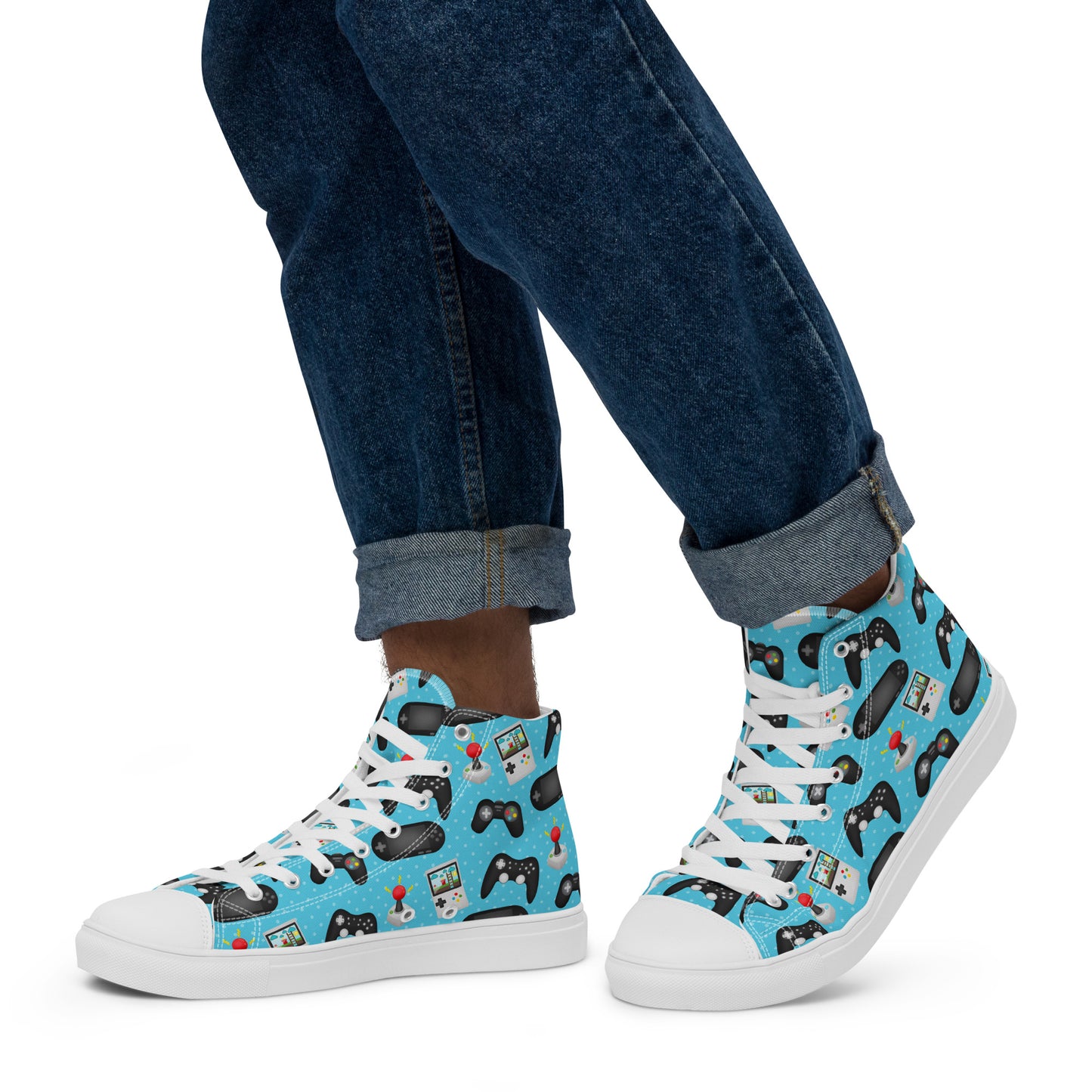 Men's Gamer High Top Canvas Shoes