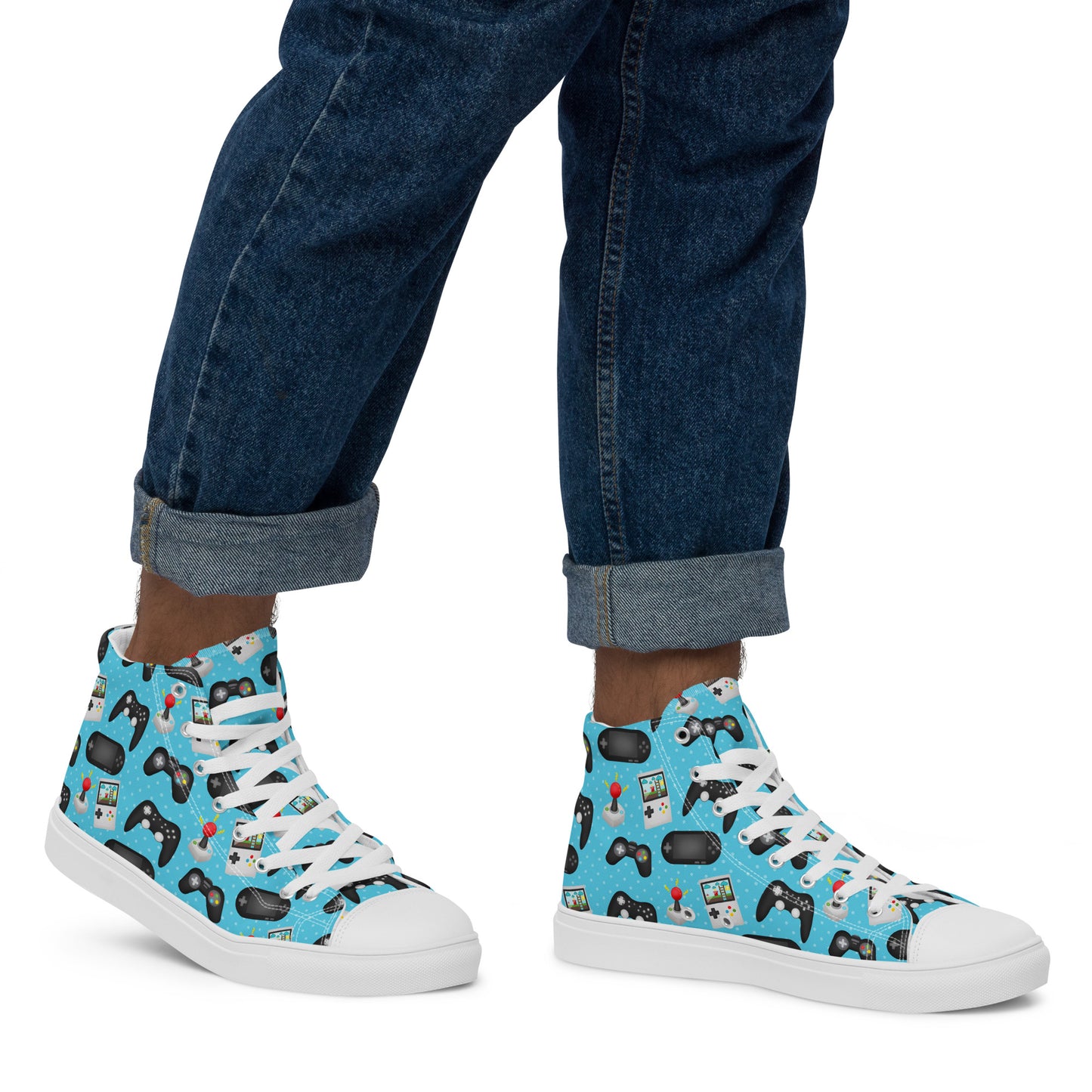 Men's Gamer High Top Canvas Shoes