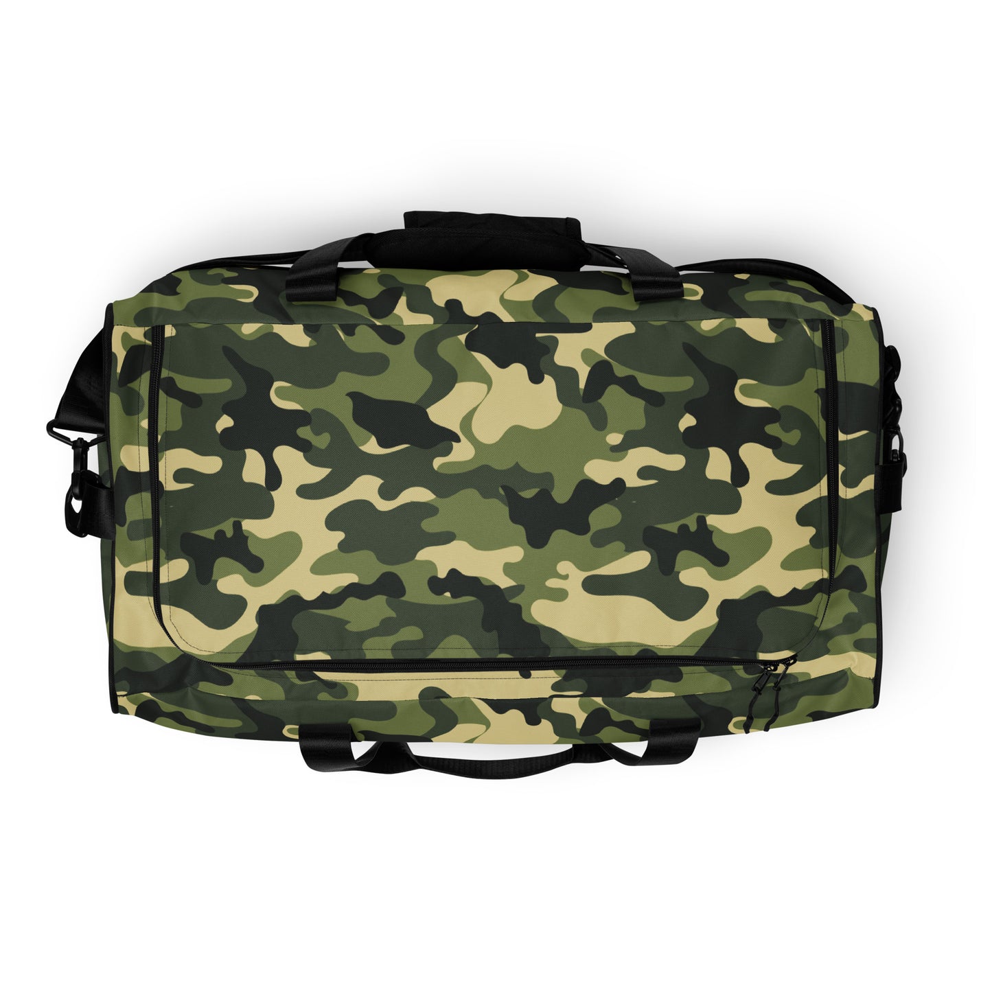 Camouflage Print Duffle Bag