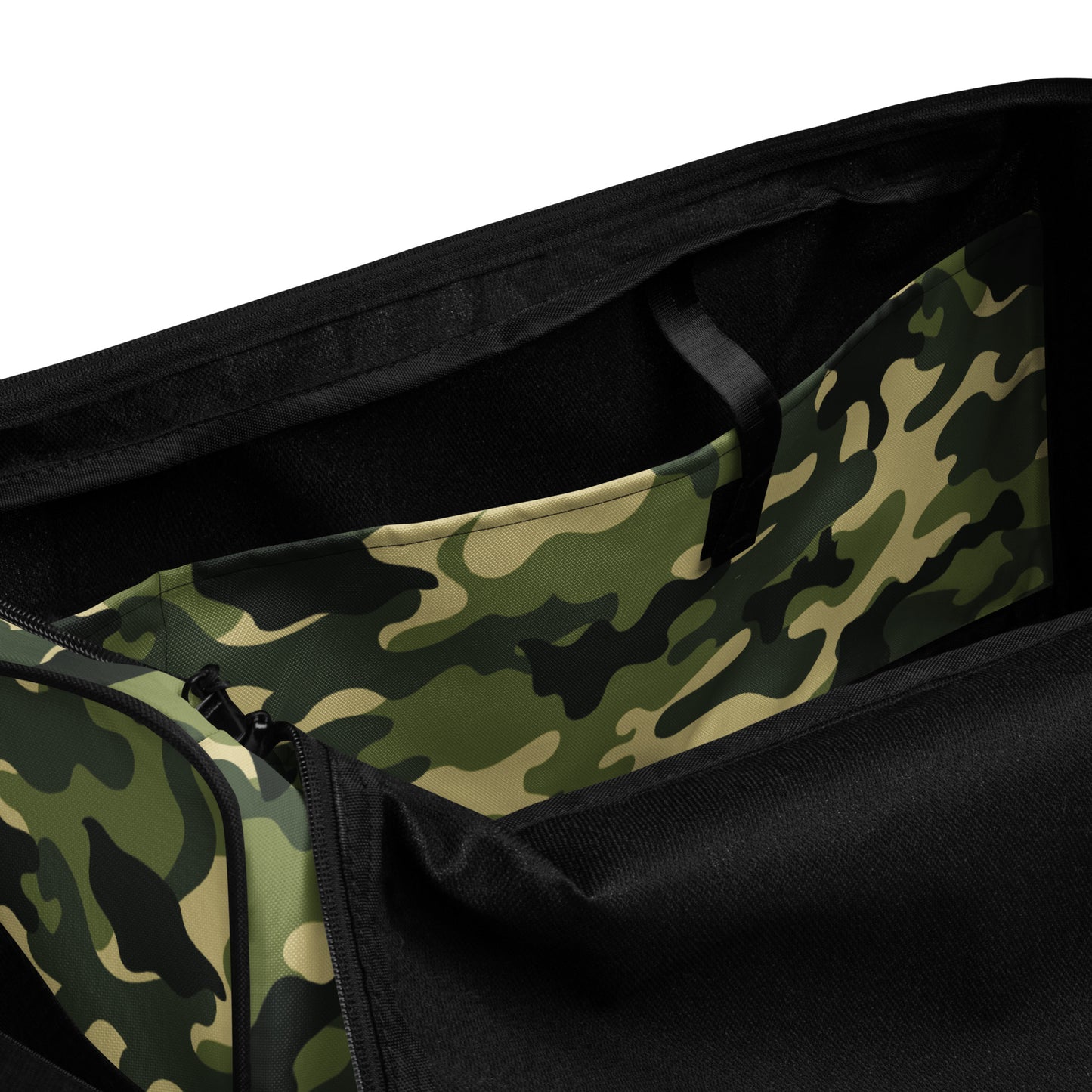 Camouflage Print Duffle Bag