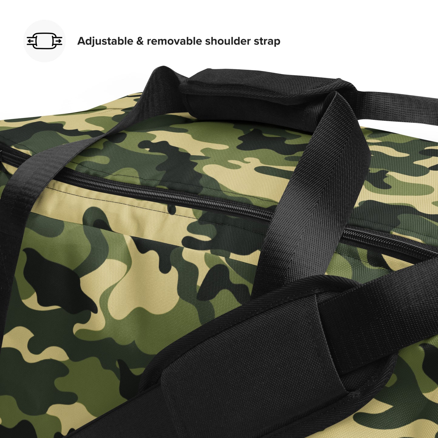 Camouflage Print Duffle Bag