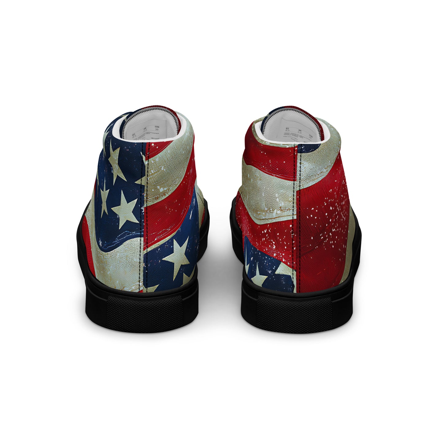 Men's Star Spangled Canvas High Top Sneakers