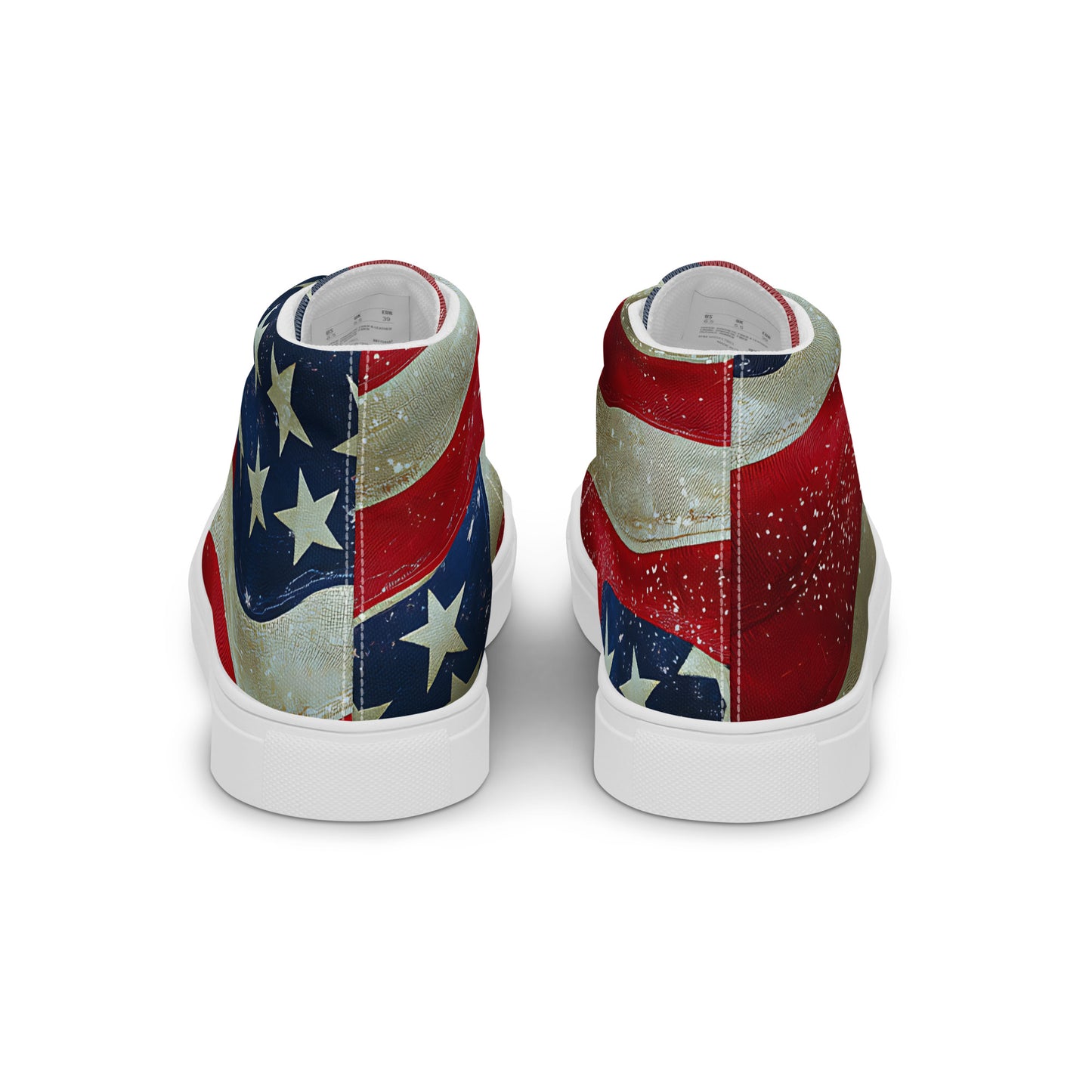 Men's Star Spangled Canvas High Top Sneakers